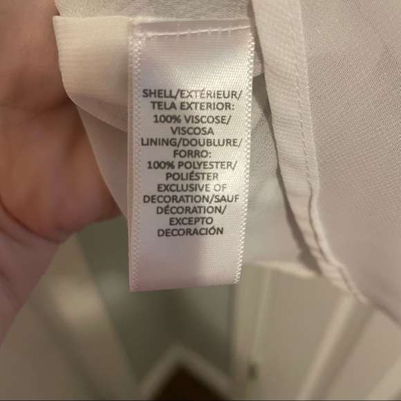 *DONATED* LOFT | Women’s Dress | Grey White Checker Pattern | Size M - Picture 6 of 7